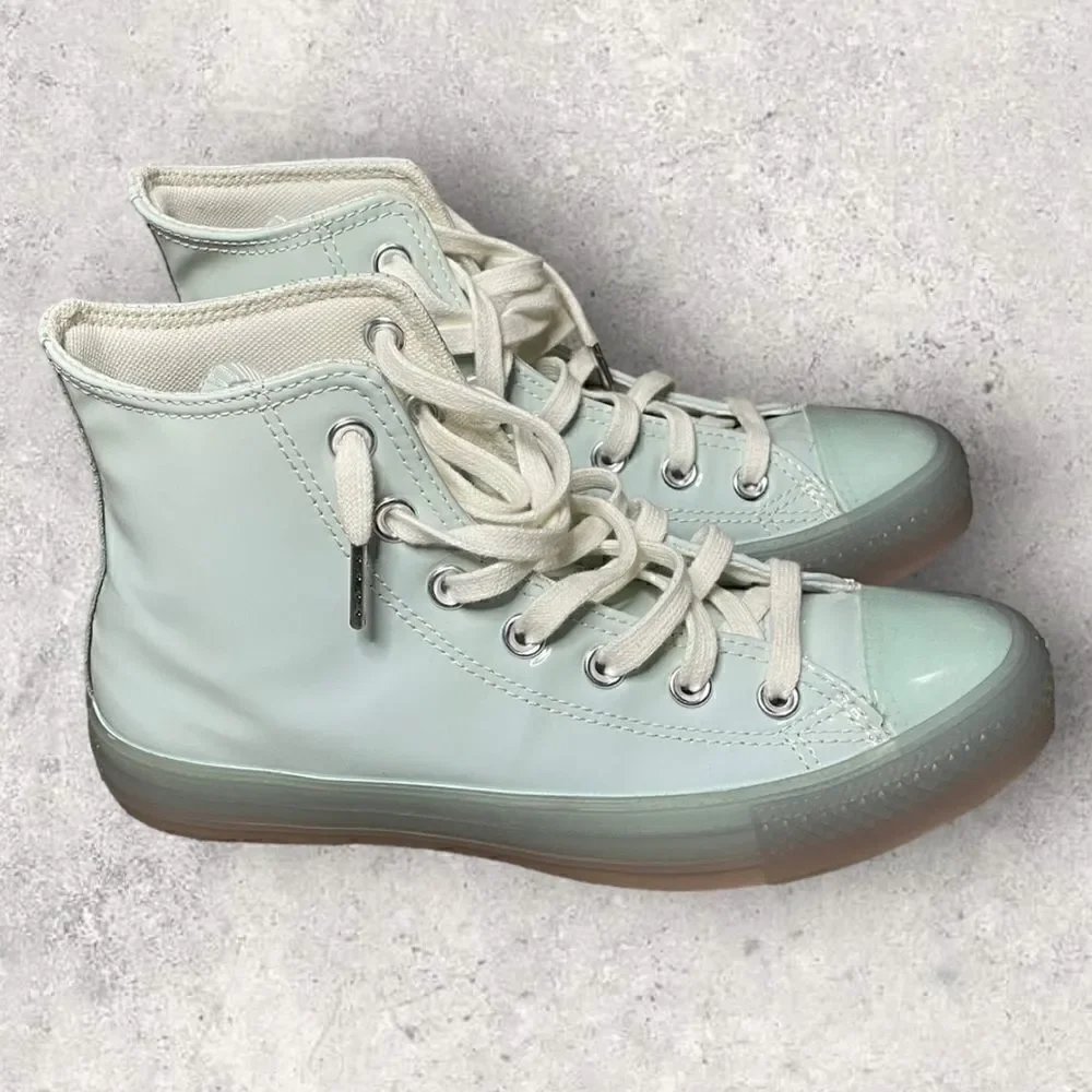 Converse All Star Chuck Taylor Teal Tint Pink Foam Sneakers - Picture 7 of 8